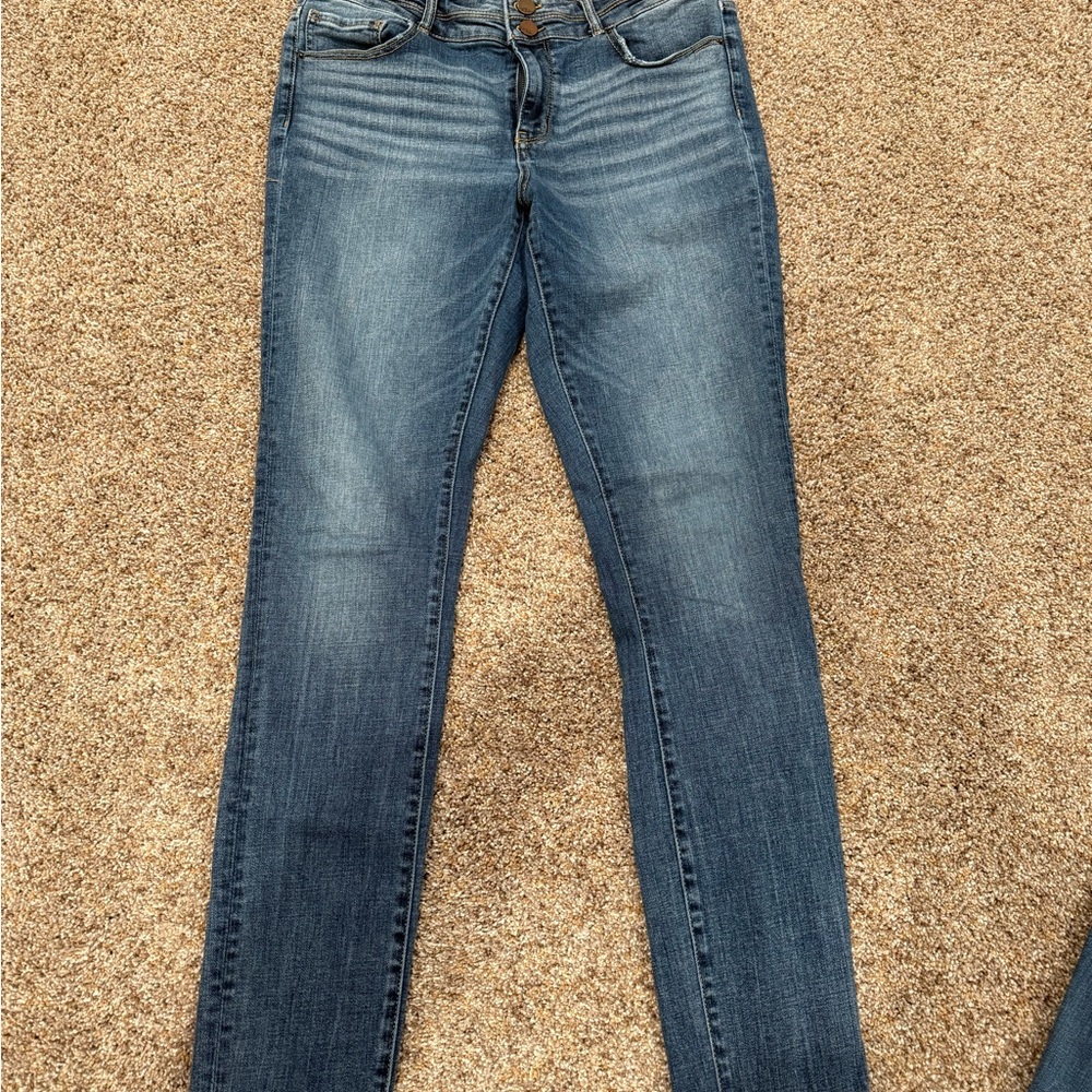 BKE Women's Skinny Jeans in Classic Blue